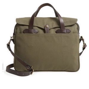 Filson Otter Green Rugged Twill Original Briefcase